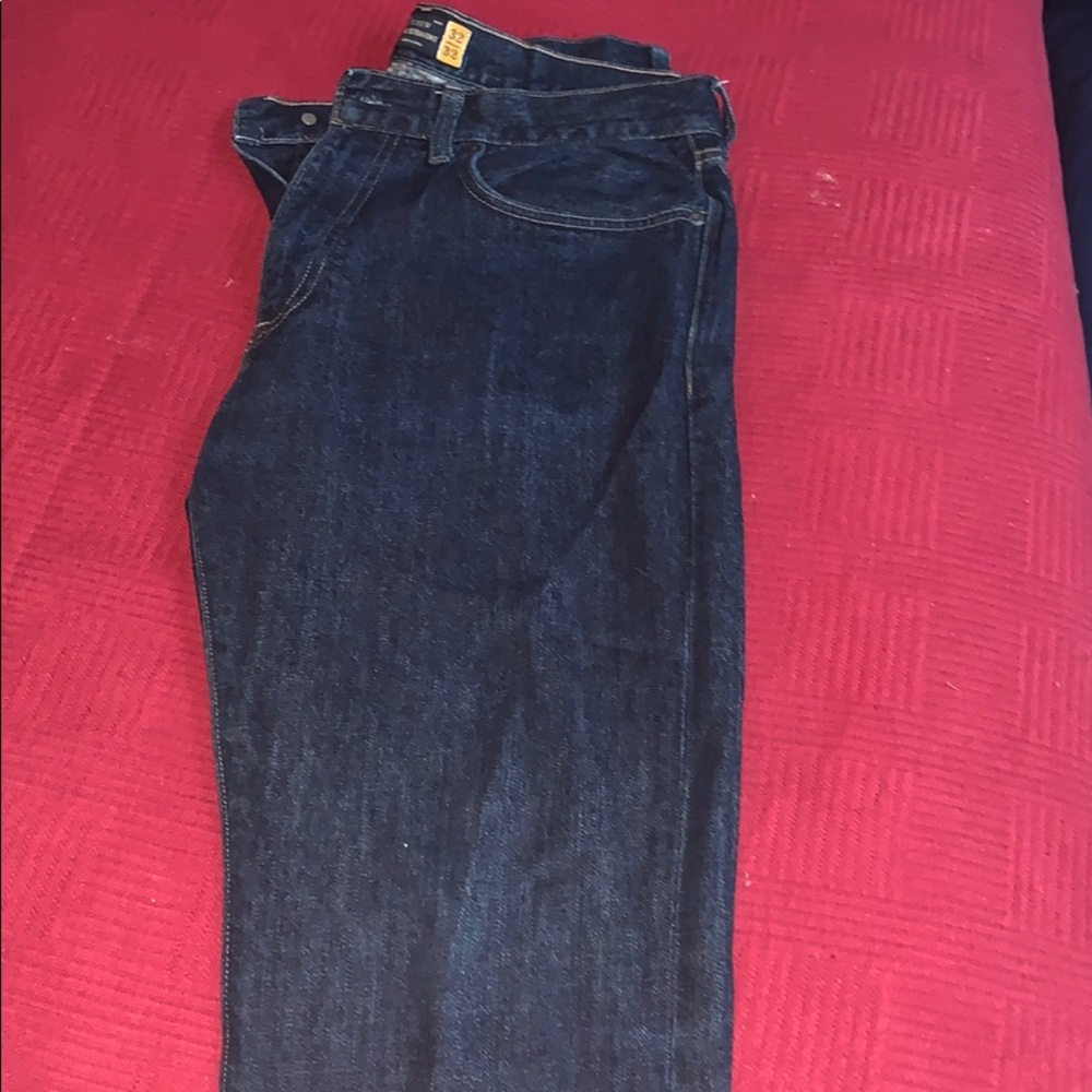 J Crew jeans dark wash Slim Straight size 32/32